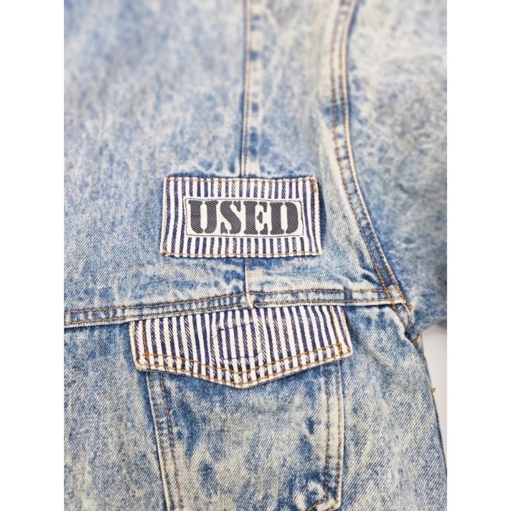 Vintage GET USED Classic Jeans RN 71554 by Elie Demin Striped Lining and Cuffs M - Picture 5 of 13